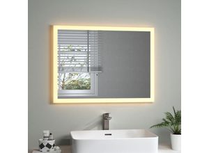 9314077311268 - Badspiegel mit Beleuchtung led Lichtspiegel Wandspiegel Energiesparend WandschalterWarmweiß 3000KEnergiesparend Wandmontage60x80 cm - Safielina 9314077311268 - Badspiegel mit Beleuchtung led Lichtspiegel Wandspiegel Energiesparend WandschalterWarmweiß 3000KEnergiesparend Wandmontage60x80 cm - Safielina