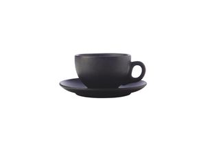 9315121795621 - Kaffeetasse mit Untertasse Caviar Black 250 ml