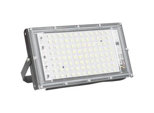 9317424254874 - LYXCAMES 100 W LED-Flutlicht superhell 10000 hell 120 ° Abstrahlwinkel kaltweißes Flutlicht IP65 wasserdichtes Licht 85–265 V