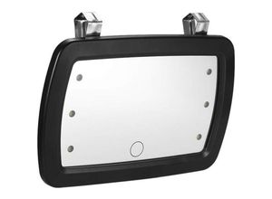 9322443017539 - CCYKXA Auto-Sonnenblendenspiegel 6 LED-Kosmetikspiegel Automobil-Make-up-Spiegel Kosmetikspiegel mit Touchscreen für Auto LKW SUV