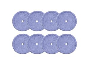 9322443340026 - 8 Stück waschbare Mikrofaser-Wischpads für everybot Edge RS700 RS500 Roboter-Staubsauger Ersatzzubehör Wischtuch - Csparkv