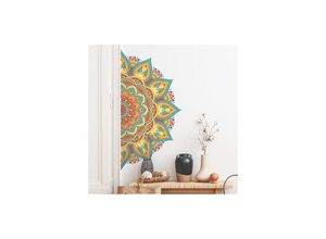 9322443344086 - 30 × 60 × 02 cm) bunte Mandala-Wandaufkleber große Mandalas-Wandaufkleber böhmische Blumen-Wandaufkleber für Mädchen Frauen Wohnzimmer