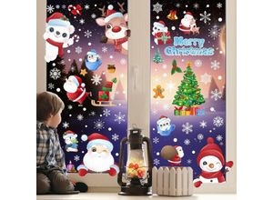 9322443349531 - Csparkv - Weihnachts-Fensteraufkleber Weihnachts-Fensteraufkleber Weihnachtsdekoration Fensteraufkleber diy abnehmbarer wiederverwendbarer