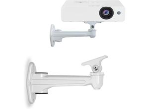 9322443389513 - Csparkv - 2 Stück Wandhalterung für Mini-Projektor Tragkraft 3 kg Länge 16–20 cm Material Aluminium für cctv Projektor Webcam 360° drehbar