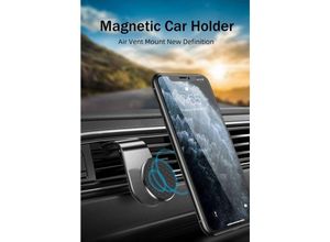 9322443389728 - Smartphone-Magnet-Handyhalterung fürs Auto (2er-Pack) Handy-Magnet mit 360° drehbarer Belüftung - Csparkv