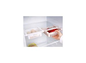 9322443398737 - 20 x 16 x 7 cm Kühlschrank-Aufbewahrungsbox ausziehbarer Kühlschrank mit Schubladen-Organizer Kühlschrank-Aufbewahrungsbox hält den Kühlschrank (2