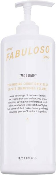 9327417013388 - EVO Hair Fabuloso Pro Volume Conditioner Base 1000 ml