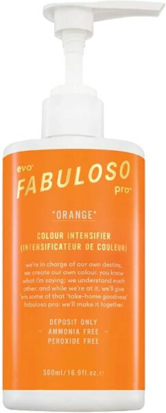 9327417014088 - EVO Hair Fabuloso Pro Colour Intensifier Conditioner 500 ml orange