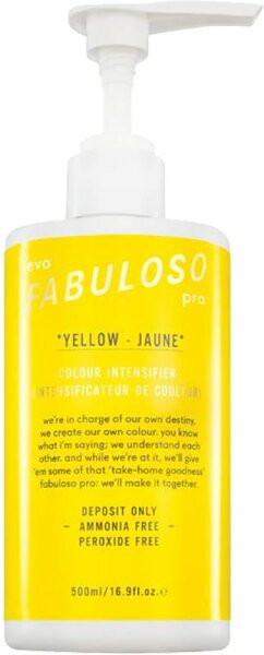 9327417014095 - EVO Hair Fabuloso Pro Colour Intensifier Conditioner 500 ml yellow