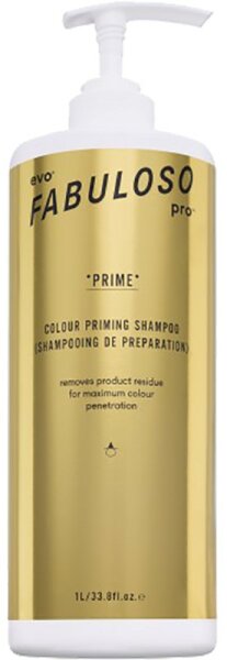 9327417017942 - EVO Hair Fabuloso Pro Prime Colour Priming Shampoo 1000 ml