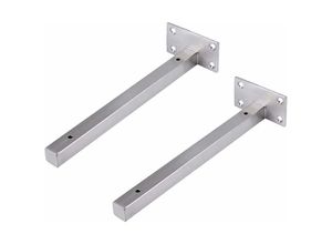 9328851010759 - 30 cm schwebende Regalhalterungen montiertes Regal industrielle Halterung Wandregal unsichtbare Befestigung Vintage-Halterungen Wandhalterung