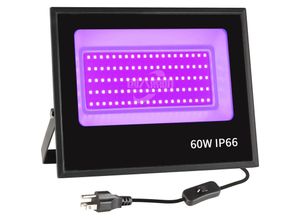 9328851026897 - 60 W LED-Schwarzlicht UV-Strahler für den Außenbereich IP66 wasserdicht lila LED-Licht Party-Effektbeleuchtung DJ-Disco Party Neonmalerei