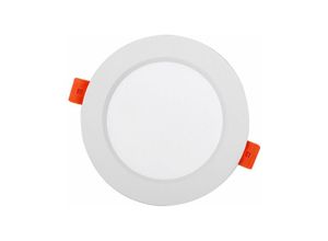 9328851031921 - LED-Einbaustrahler extra flach 9 W 220 V (V) Deckeneinbaubeleuchtung für Badezimmer Wohnzimmer rund 3000 K warmes Licht [Energieklasse A++]