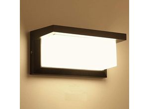9328851047847 - 18W LED-Wandleuchte für den Außenbereich 6000K Kaltweiß IP65 wasserdicht modernes Aluminiumlicht dekorative Beleuchtung 9328851047847 - 18W LED-Wandleuchte für den Außenbereich 6000K Kaltweiß IP65 wasserdicht modernes Aluminiumlicht dekorative Beleuchtung