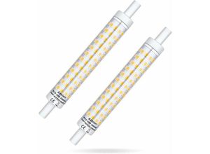 9328851050755 - R7S 118 mm LED-Leuchtmittel dimmbar 10 W R7S 118 mm warmweiß 3000 K 10 W Halogenlampe entspricht 48 W 60 W 75 W 1000 lm 360 Grad R7S J118