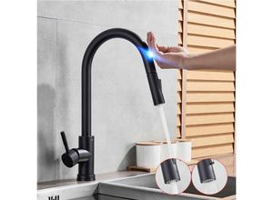 9328867012990 - Smart Kitchen Black Touch Küchenarmatur aus Edelstahl Touch – 1 Stück – Lackiert Black Touch 9328867012990 - Smart Kitchen Black Touch Küchenarmatur aus Edelstahl Touch – 1 Stück – Lackiert Black Touch