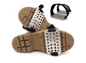 9328867027628 - EIS-Steigeisen rutschfeste EIS-Traktionsstollen 26 Spikes Eisstollen Schuhe Stiefel Griffe Outdoor-Walking auf Schnee und EIS Wandern