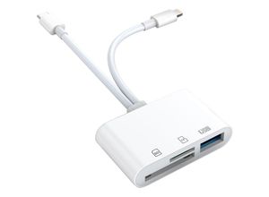 9328867117558 - 2-in-1-OTG-Schnittstelle für Apple-Android-Mobiltelefone anwendbar auf SD TF USB20-Kartenleser-Dockingstation-HUB