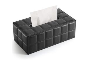 9328867145421 - Rechteckige Taschentuchbox aus PU-Leder für die Dekoration von Zuhause Büro Auto und Auto 9328867145421 - Rechteckige Taschentuchbox aus PU-Leder für die Dekoration von Zuhause Büro Auto und Auto