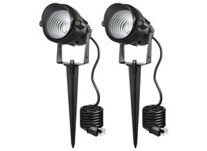 9328867147395 - LED-Außenstrahler mit Erdspieß LED-Erdspießbeleuchtung für den Außenbereich IP65 wasserdichte Gartenlampe 15 W Rasenlicht Baumlicht