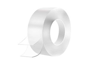 9328867149597 - Doppelklebeband - 5 m x 50 mm x 2 mm – Nano-Klebeband – extra dick – transparent – Acryl