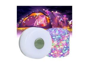 9328867986147 - Lichterkette für drinnen und draußen wasserdicht 30 LEDs Camping-Lichterkette mit 8 m langer Lichterkette mit 5 Modi für Weihnachtsbaum Garten