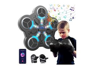 9328867987243 - Musikalisches boxen wandler boxhandschuhe 3 led-leds bluetooth smart music fights für kinder und erwachsene fünf scheiben