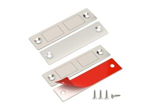 9328867996382 - Magnete für Schranktüren 2 Stück Ultra Dünn Türmagnete für Möbel Magnetschnäpper Stark Türschließer Doppelt Magnete für Schubladen Kleiderschrank