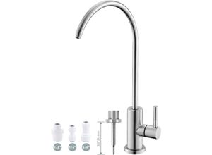 9328872117383 - Trinkwasser-Wasserhahn Waschbecken-Wasserfilter-Wasserhahn einfach zu installieren bleifreier Umkehrosmose-Wasserhahn für Küchenspüle Bar