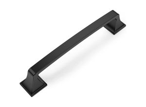 9328872312276 - 10 Stück Möbelgriffe Schwarz 128mm Lochabstand Zinklegierung Griffe für Küchenschränke Schrankgriffe Schubladengriffe Türgriffe für Küchenschränke