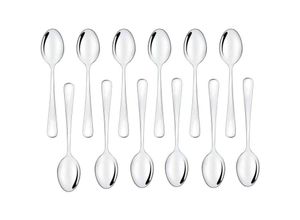 9328872335886 - Kaffeelöffel hochwertiger Edelstahl kleiner Kaffeelöffel für Kaffee Tee Dessert 125 cm 12 Stück