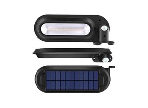 9328872341405 - Multifunktions-LED-Solarlampe 4 Modi Bewegungssensor mit Schalter IP65 wasserdichte Außen-Solargarten-Straßenlaterne