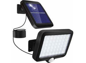 9328872343225 - Solar-Außenlampe mit Bewegungsmelder Solar-Außenbeleuchtung wasserdicht IP67-Beleuchtungswinkel 120° Solar-Gartenleuchte mit 5 m Kabel für