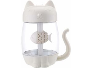 9328872344215 - Cat Cool Mist USB-Luftbefeuchter 3 in 1 350 ml Polymer-Wassernebelmodus und automatische Abschaltung Luftbefeuchter für Kinder mit 6 wechselnden