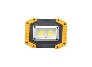 9328872509508 - One Piece 10 W wiederaufladbares LED-Flutlicht Baustellen-Flutlicht tragbare Laterne USB-LED-Flutlicht für Camping Baustelle Garage Werkstatt –