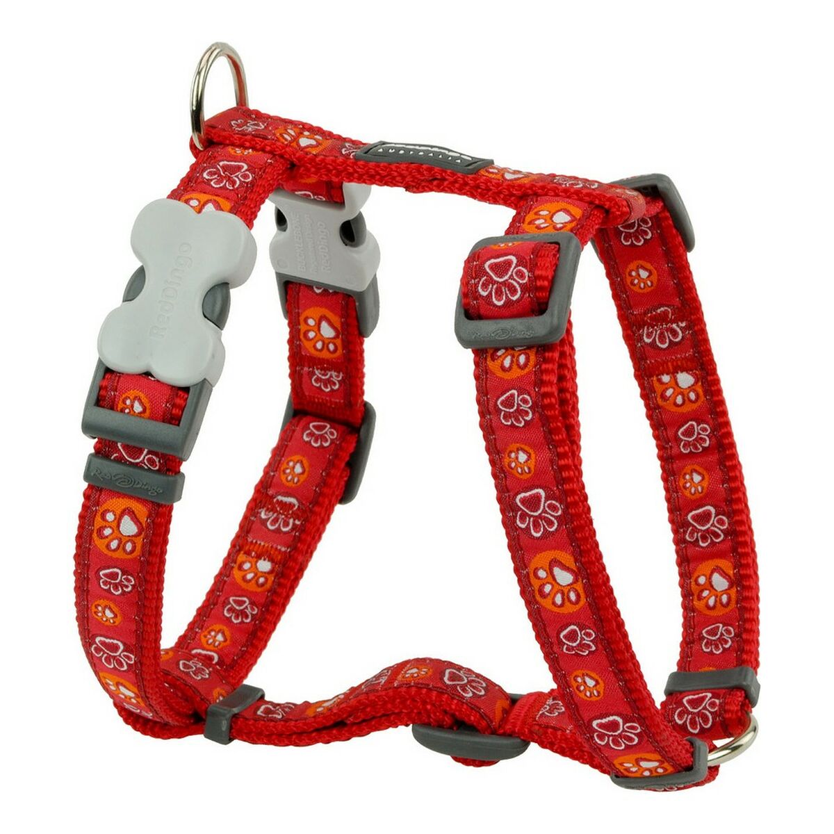 9330725056589 - Hundegeschirr Style Rot Fußabdruck eines Tieres 30-48 cm 9330725056589 - Hundegeschirr Style Rot Fußabdruck eines Tieres 30-48 cm