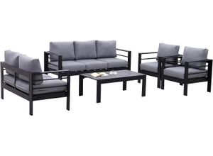 9331615663009 - MeXo von GLP HOME Gartenlounge-Set Aluminium Sitzgruppe wetterfest Lounge Set fü