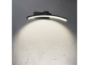 9331672350027 - EMKE LED Spiegelleuchte Spiegellampen für das bad spiegelleuchte badezimmer 40cm 180° drehbar spiegelleuchte led BadSpiegelschrank Beleuchtung 4000K