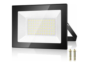 9333272001590 - 50 w LED-Flutlicht für den Außenbereich 5000 lm 7000 k LED-Außenstrahler 72 Chips IP67 wasserdicht kaltweißes LED-Sicherheitslicht 9333272001590 - 50 w LED-Flutlicht für den Außenbereich 5000 lm 7000 k LED-Außenstrahler 72 Chips IP67 wasserdicht kaltweißes LED-Sicherheitslicht