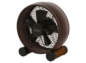 9333509138129 - Beacon Lighting Tischventilator Breeze Ø 20cm bronze walnuss