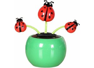 9334712893584 - Qiedie - Wobble Figur Blume Solar tanzende Blume Solar Blume Wobble Figur Solar tanzende Blume Solar Shaker Kopf Blume Ornamente Solar Powered