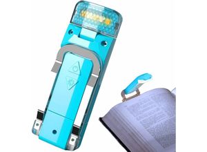 9334712893805 - Led Buch Licht led Buch Lichter mit Lampe tragbare und wiederaufladbare Buch Licht mit Klemme led Licht für Reisen Buch Liebhaber Camping Lernen