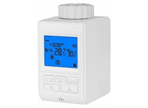 9334712896837 - Qiedie - ZigBee Tuya Digitales Smart Home Heizkörperthermostat Programmierbares Ventil Thermostatkopf Heizung Temperaturregler Zusatzteil