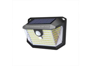 9334712897049 - Outdoor Solarlicht 178 led Outdoor Solarlicht IP65 wasserdichte Solarleuchte mit Bewegungssensor 270° Weitwinkelbeleuchtung leistungsstarkes