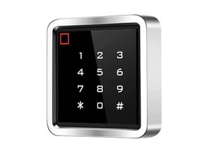 9334712898855 - Qiedie - Tds19em – w Square Touch Metal Access Control 86 zart leuchtende Touch-Zugangskontrollbox aus Metall