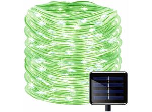 9334712901098 - Qiedie - 100 LEDs wasserdichte Solar-Lichterkette 12 m Kupferdraht-Lichterkette dekorative Lichterkette für den Außenbereich für Weihnachten