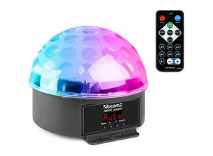 9334712904303 - Qiedie - JB60R Jelly Ball-Lichteffekt 6 x 1 w led 5 DMX-Kanäle 82 rotierende Strahlen Automatik- und Audiomodus geringer Verbrauch solides