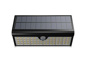 9334712904921 - Qiedie - Faltbare LED-Solar-Wandleuchte für den Außenbereich wasserdicht Solarleuchte PIR-Bewegungsmelder Gartendekoration (3 w)