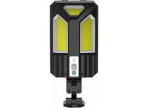 9334712905164 - Qiedie - IP65 Solar-LED-Straßenlaterne für den Außenbereich mit Bewegungsmelder wasserdicht für Garten-Einfahrt-Wandleuchte (a)