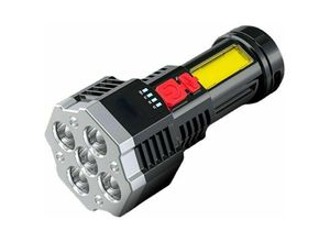 9334712906000 - Qiedie - Leistungsstarke superhelle wiederaufladbare 5-Kern-LED-Taschenlampe spezieller Xenon-Außen-Multifunktions-Akku